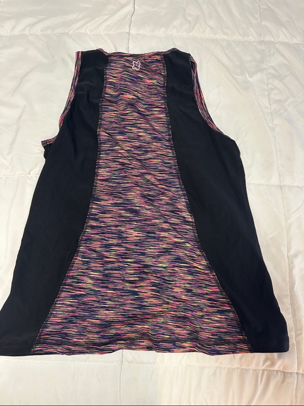 Active Multicolor Space-Dyed Racerback Tank Top - Performance Fit #107 - Picture 3 of 3